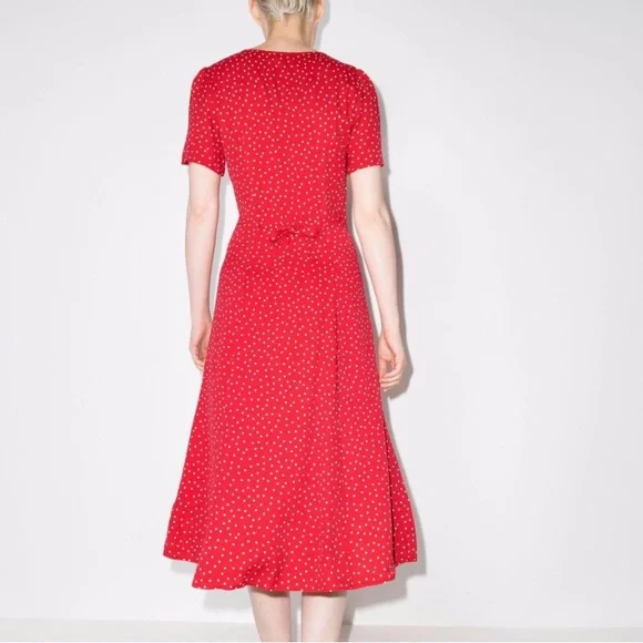 Reformation Locklin Dress in Ditty - Picture 4 of 6